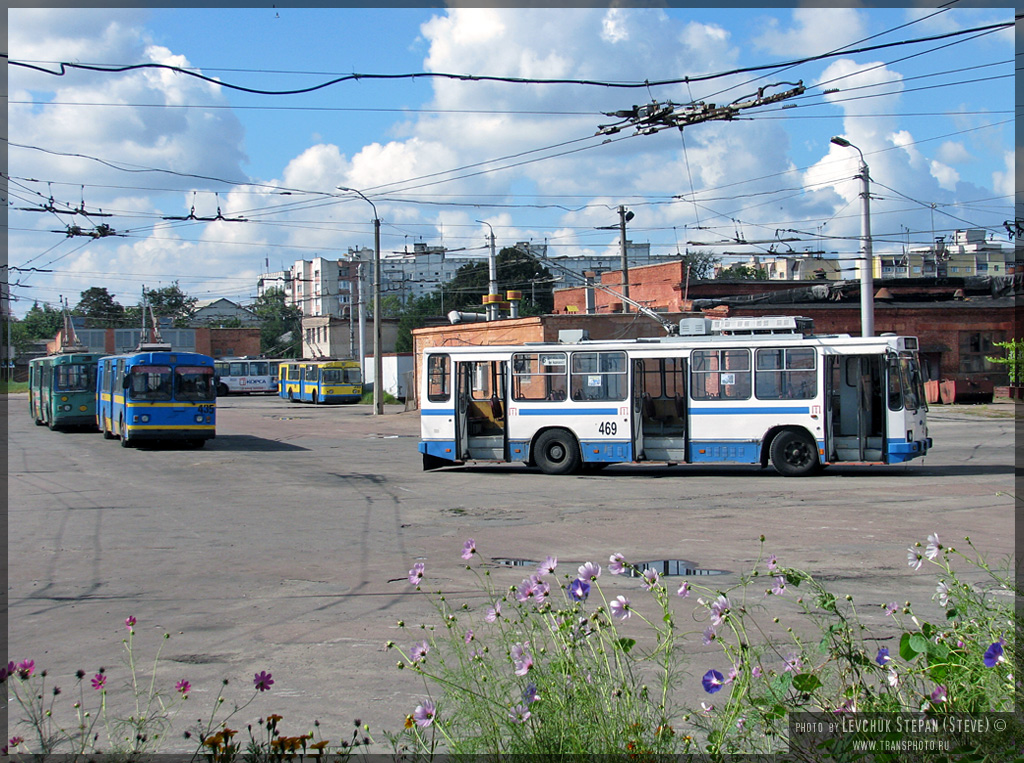 Чернигов — Инфраструктура троллейбусного депо