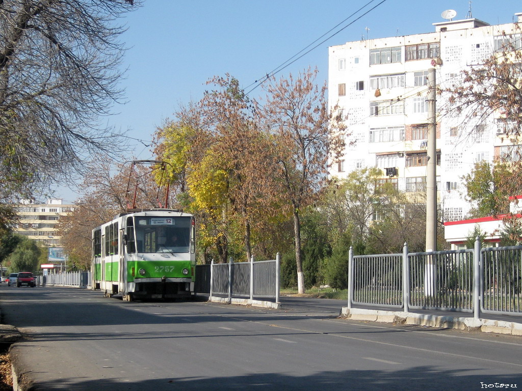 Tashkent, Tatra T6B5SU № 2757