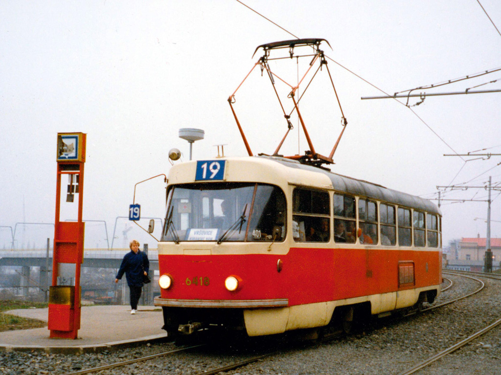 Прага, Tatra T3 № 6418