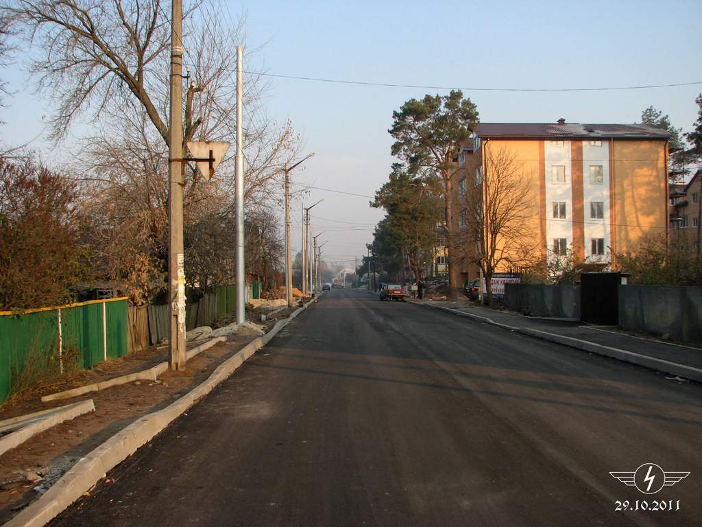 Киев — Строительство троллейбусной линии в г. Ирпень