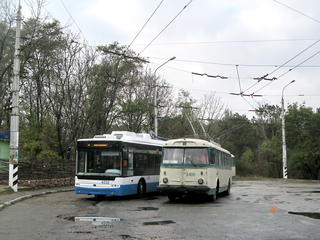 Крымский троллейбус, Škoda 9Tr17 № 3400