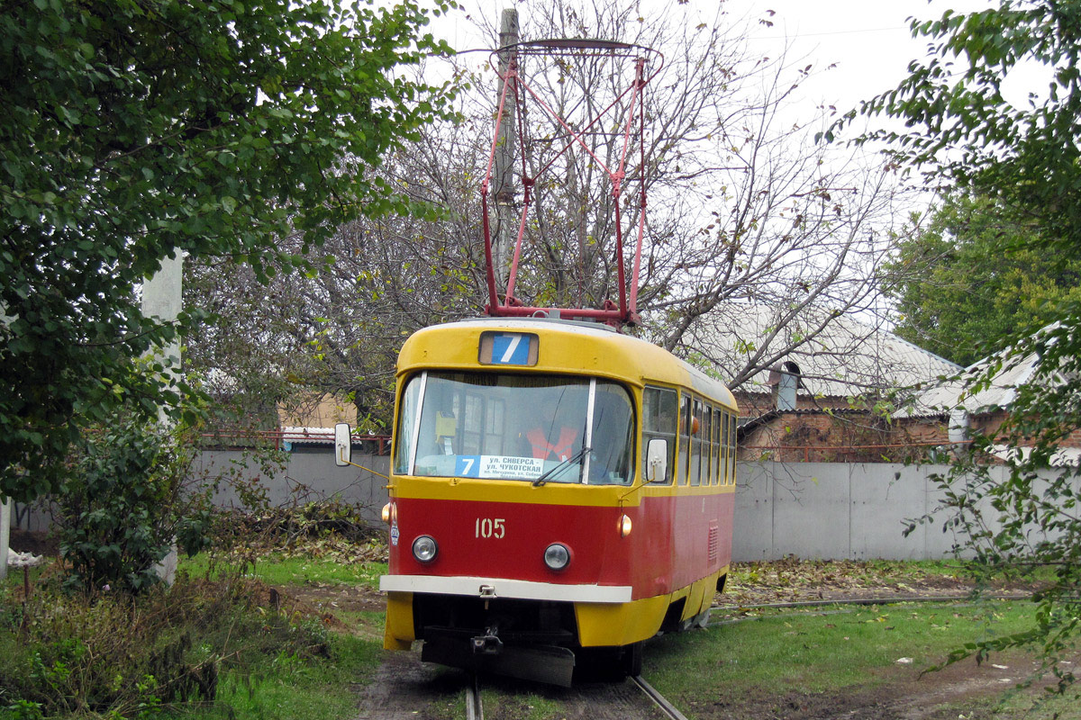 Ростов-на-Дону, Tatra T3SU (двухдверная) № 105