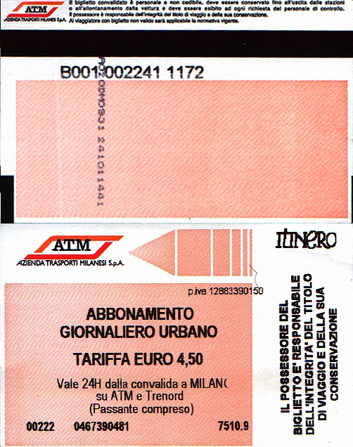 Milán — Tickets