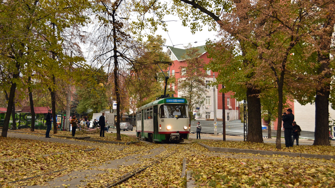 Днепр, Tatra T4DM № 1421; Днепр — Прогулка на Tatra-T4DM (05.11.2011)