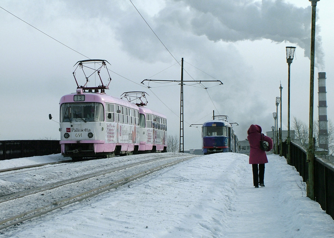 Екатеринбург, Tatra T3SU № 691