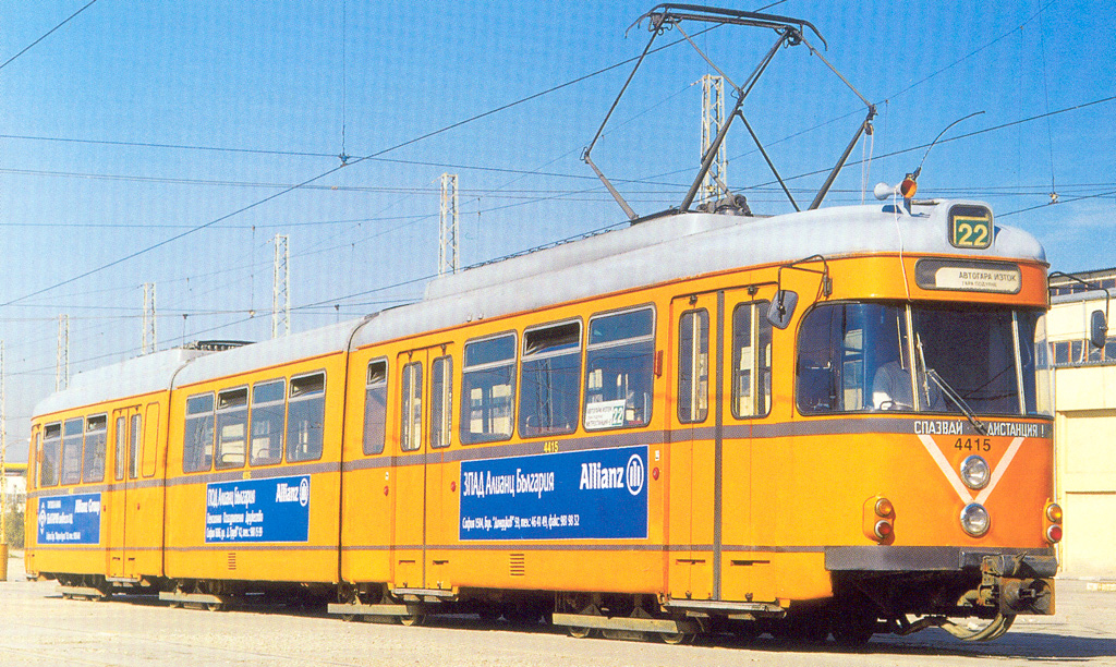 Szófia, Duewag GT8 — 4415; Szófia — The anniversary edition: “100 Years public transport in Sofia”