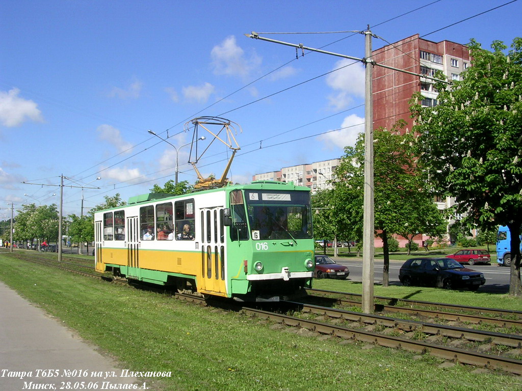 Minsk, Tatra T6B5SU č. 016