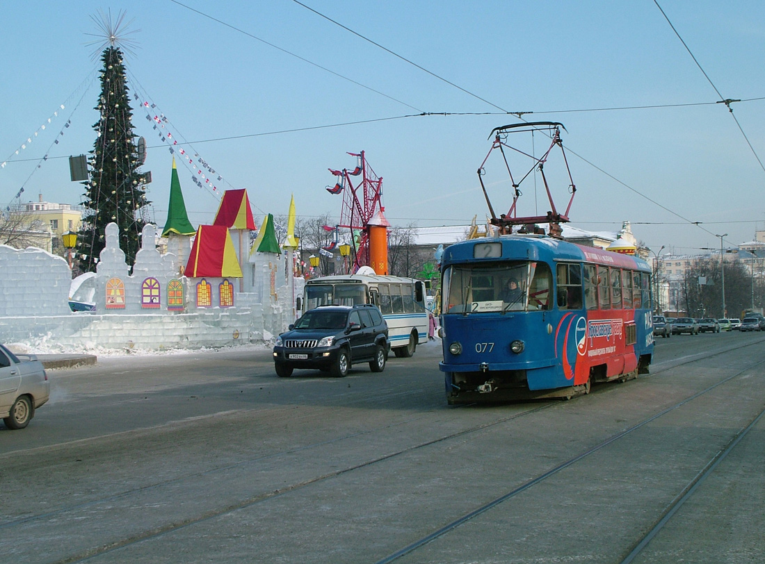 Jekaterinburg, Tatra T3SU (2-door) № 077