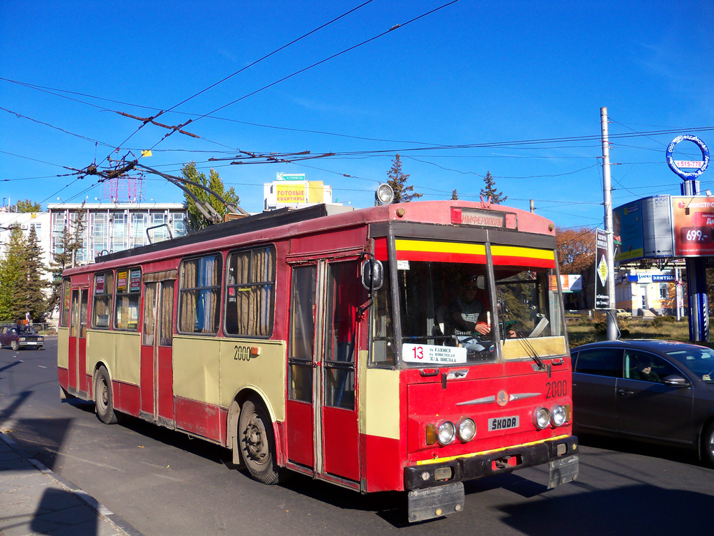 Кримський тролейбус, Škoda 14Tr02/6 № 2000