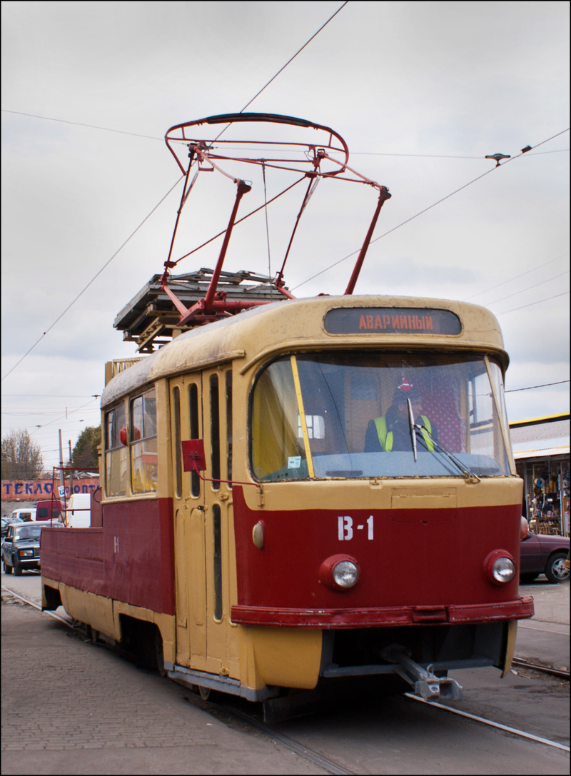 Одесса, Tatra T3SU (двухдверная) № В-1