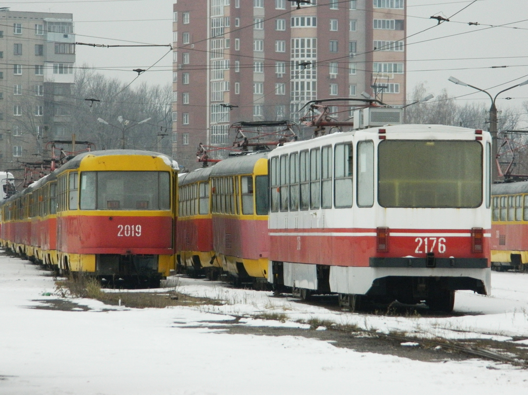 Уфа, Tatra T3D № 2019; Уфа, 71-402 № 2176