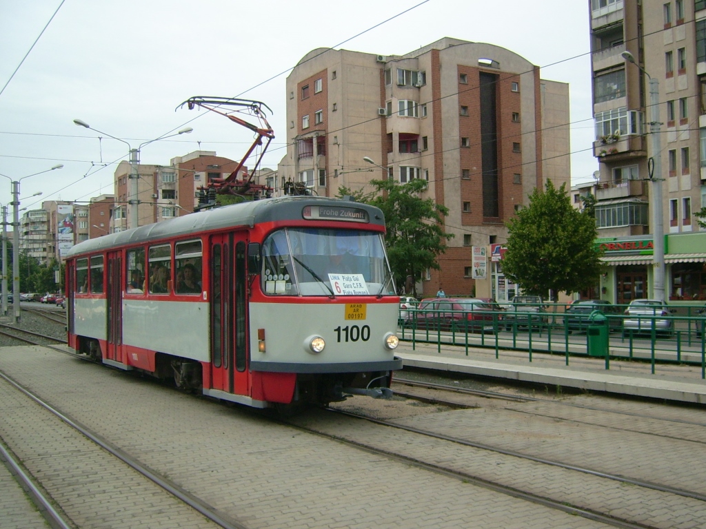 Arad, Tatra T4D # 1100