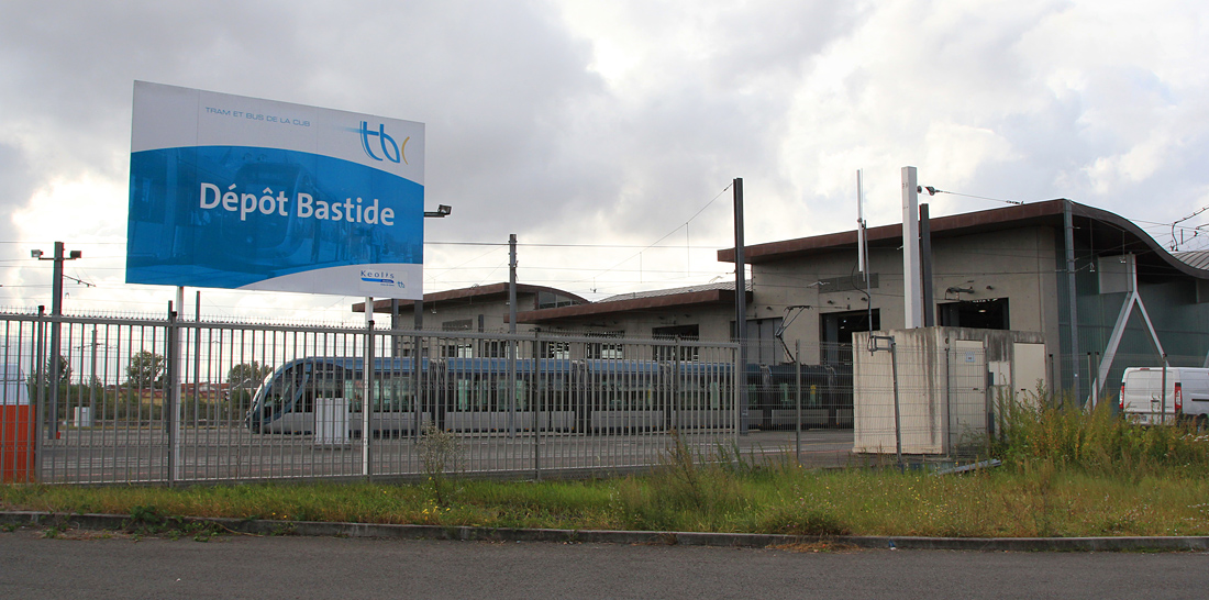 Bordeaux — Tram depot Bastide