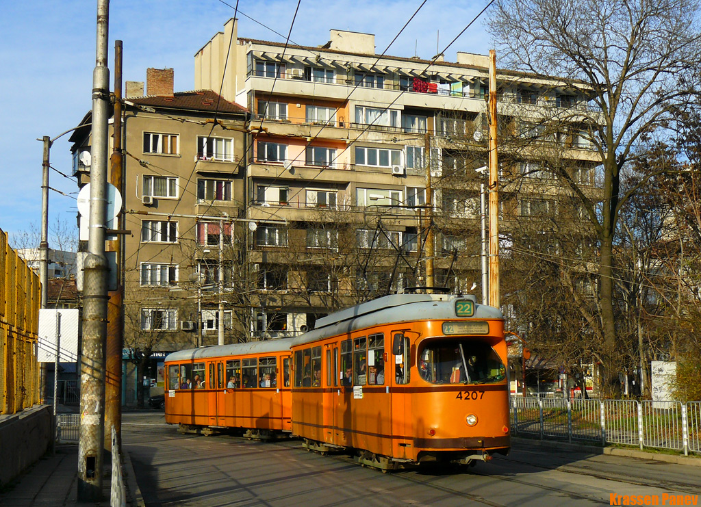 Sofia, Duewag T4 Nr. 4207