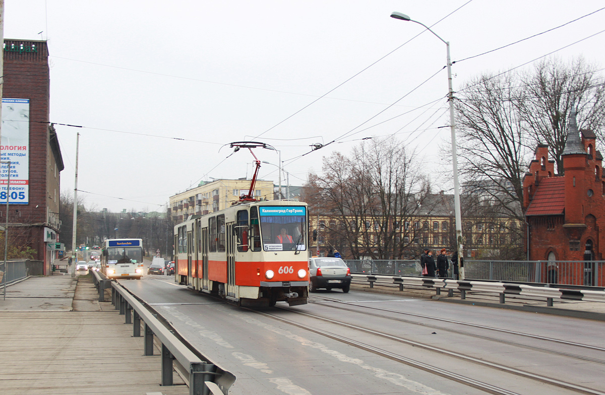 Калининград, Tatra KT4D № 606