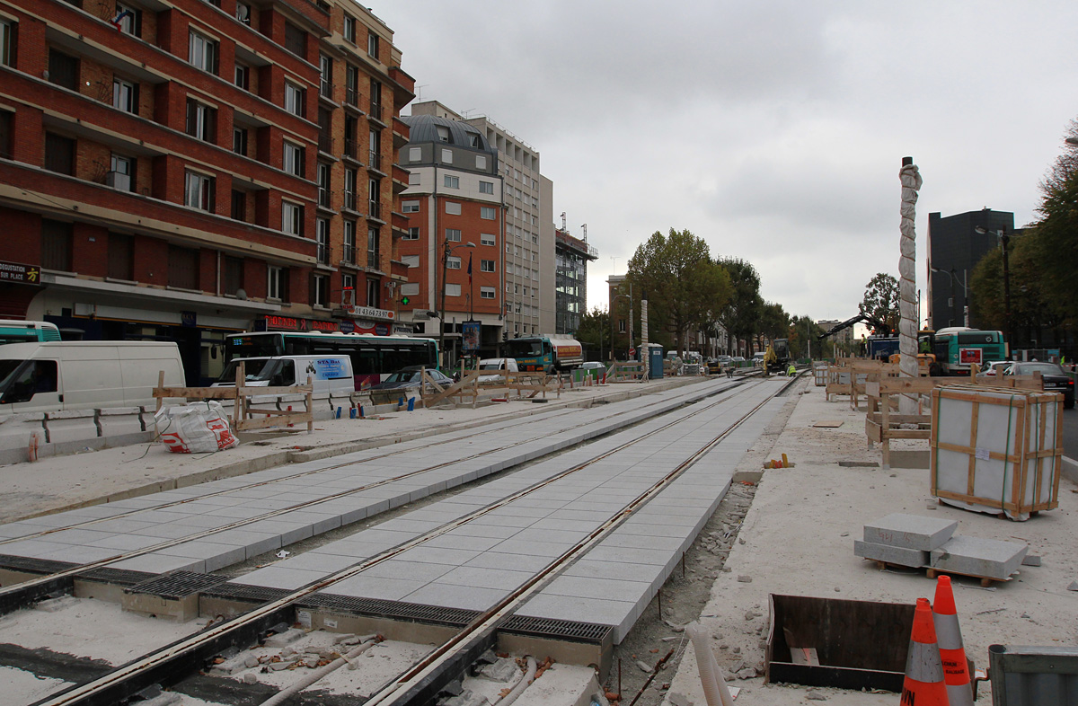 Большой Париж -  Версаль -  Ивелин — Строительство новых трамвайных линий