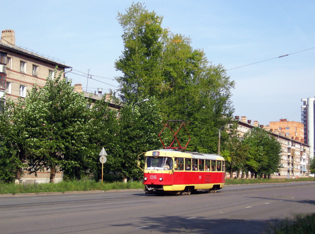 Iževsk, Tatra T3SU (2-door) č. 1216