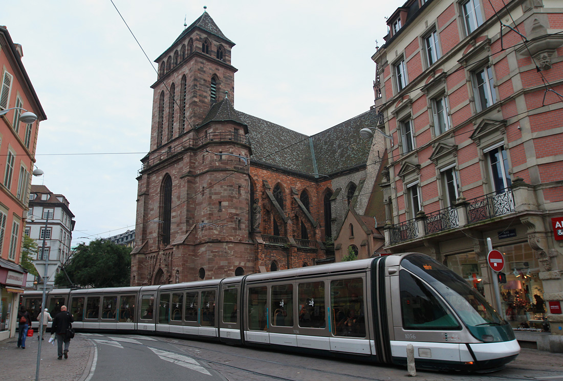 Страсбург, Bombardier Eurotram (Flexity Outlook) № 1056