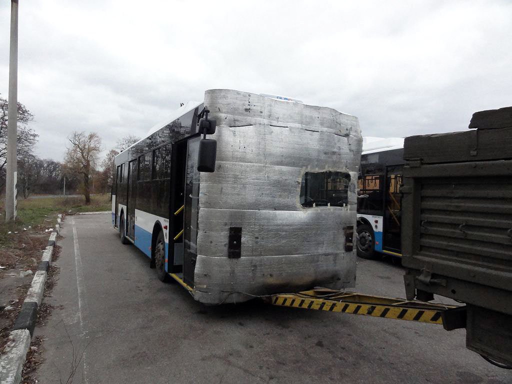 Krím-trolibusz — Transportation of new trolleybuses Bogdan