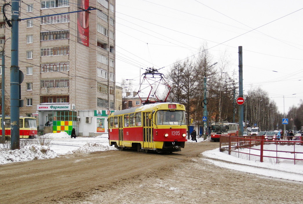Ижевск, Tatra T3SU № 1205