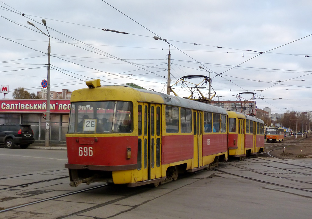 Kharkiv, Tatra T3SU # 696