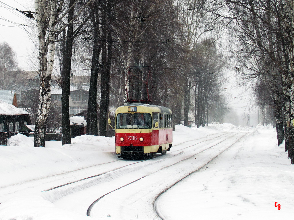 Ижевск, Tatra T3SU № 2316
