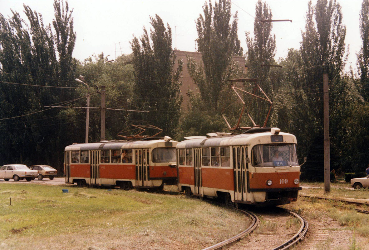 Volzhsky, Tatra T3SU # 109; Volzhsky, Tatra T3SU # 110