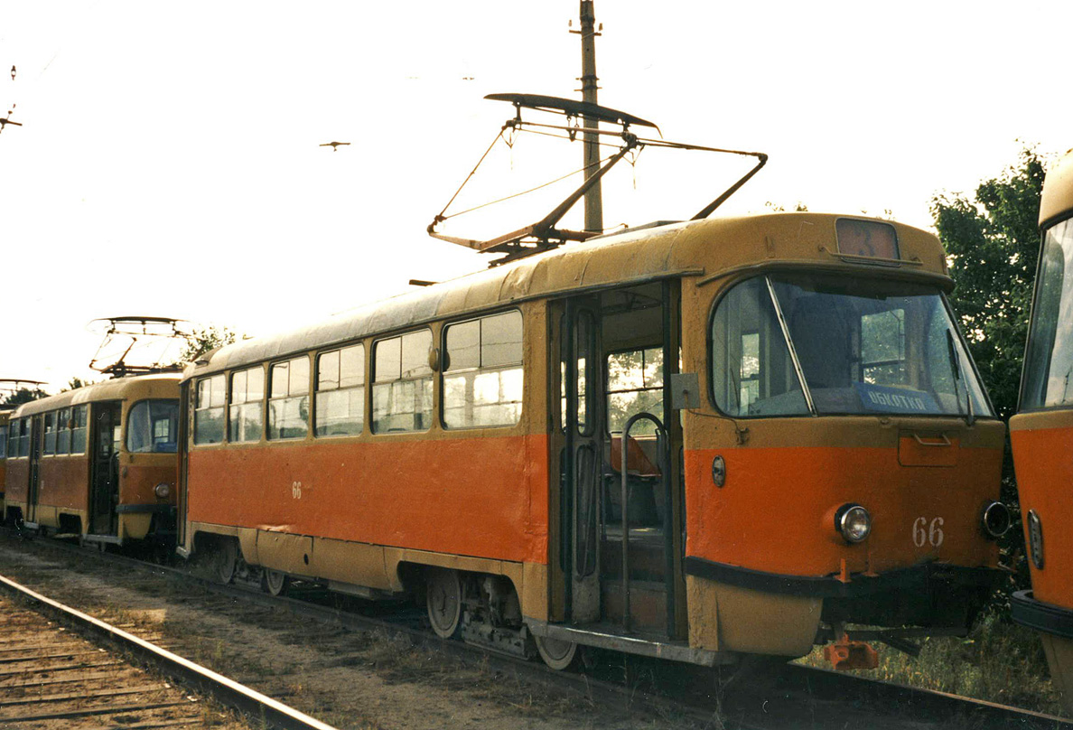Волжский, Tatra T3SU (двухдверная) № 66; Волжский — Трамвайное депо