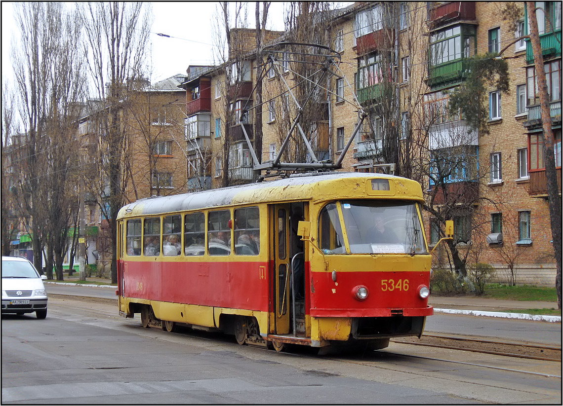 Kyiv, Tatra T3SU (2-door) № 5346