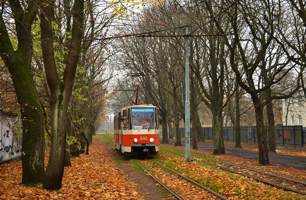 Калининград, Tatra KT4D № 606