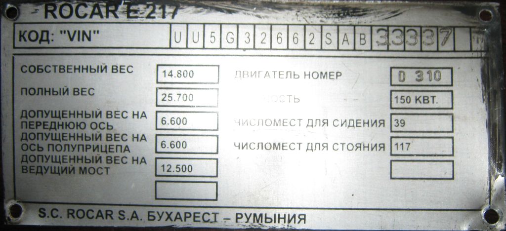 Charkov, ROCAR E217 č. 3018