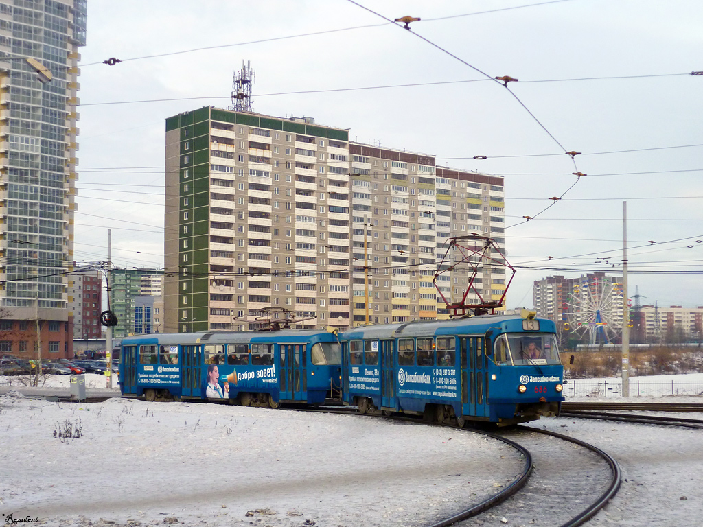 Екатеринбург, Tatra T3SU № 686