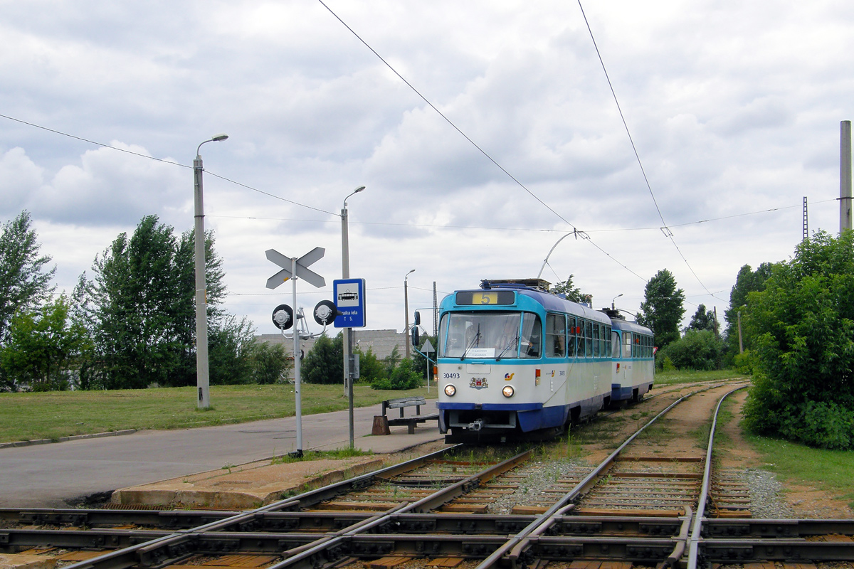 Riga, Tatra T3A N°. 30493