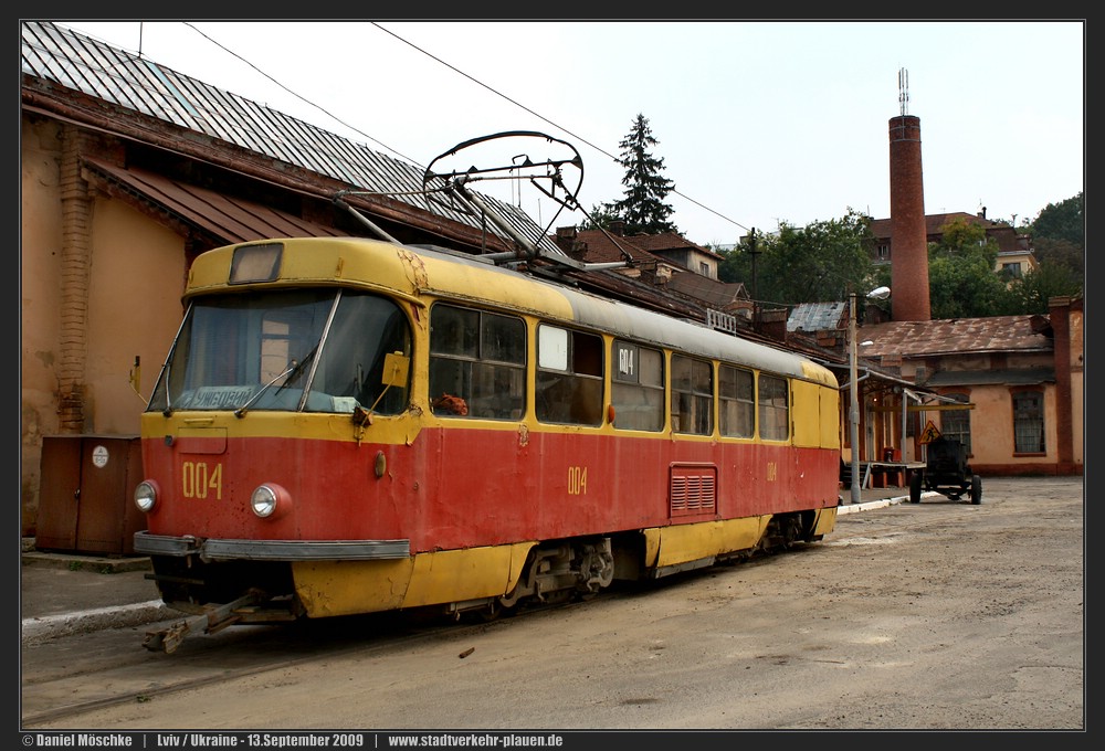 Lviv, Tatra T4SU № 004