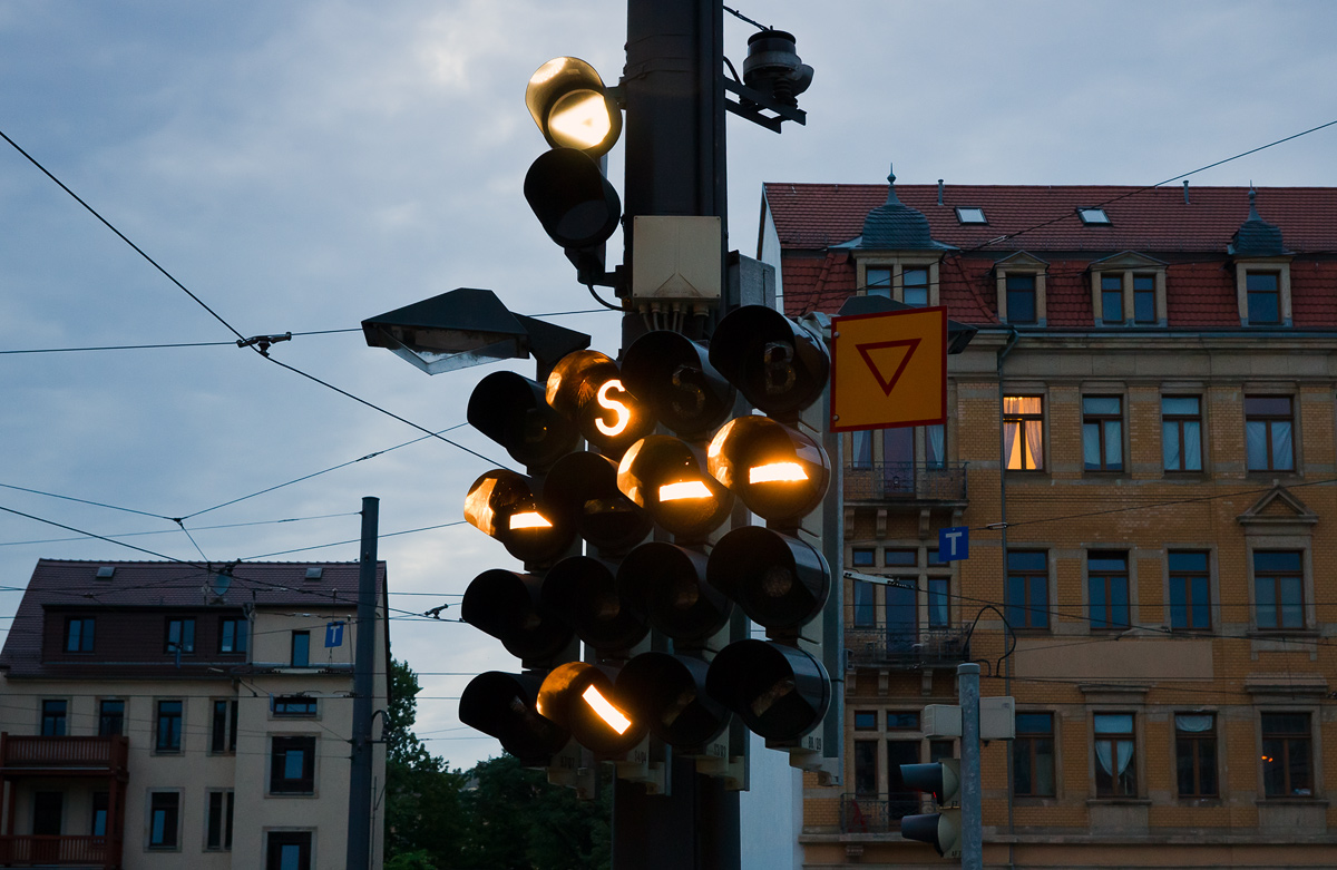 Dresden — Tram lines and infrastructure