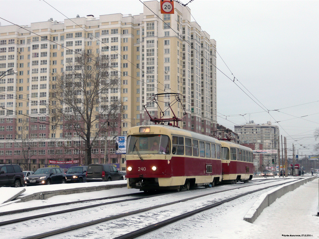 Yekaterinburg, Tatra T3SU # 240