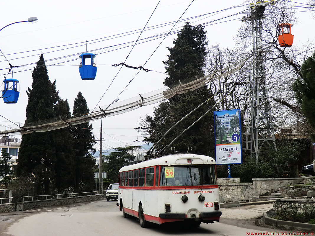Krimmi trollid (Simferopol - Alušta - Jalta), Škoda 9Tr19 № 5513