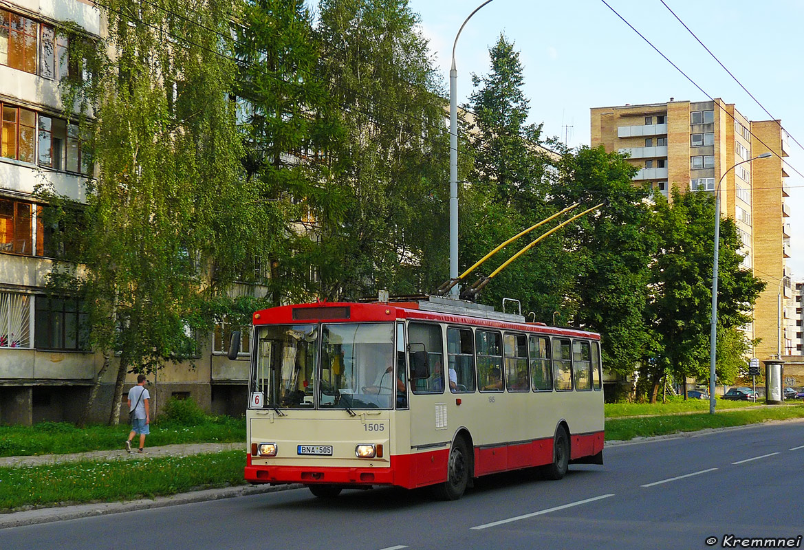 Vilnius, Škoda 14Tr02/6 č. 1505