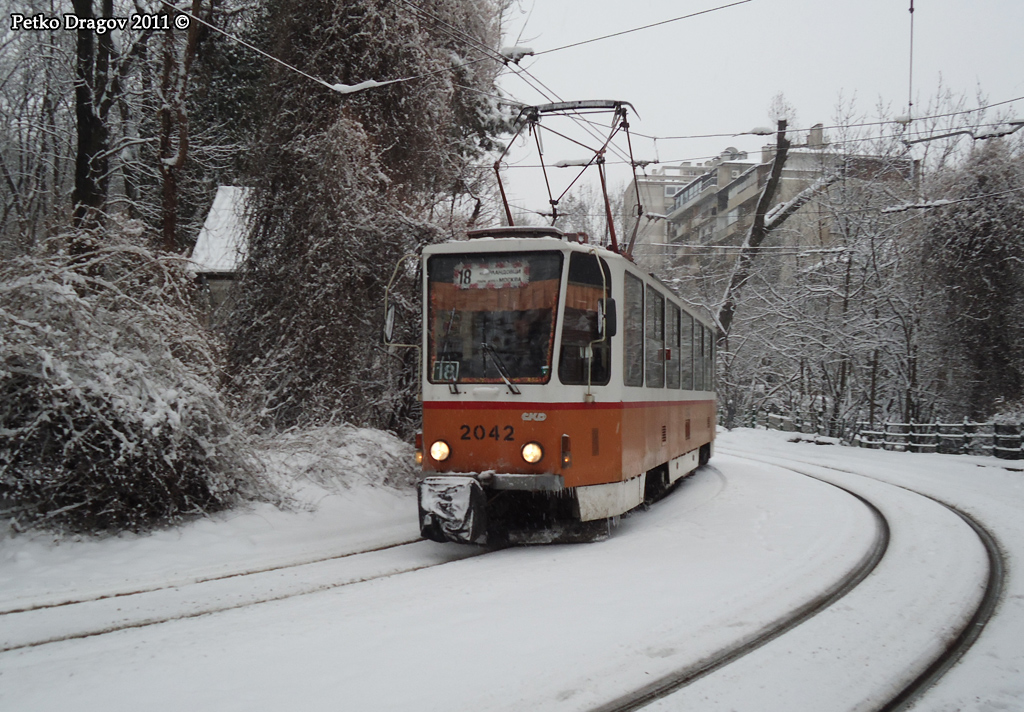 Sofia, Tatra T6A2SF nr. 2042