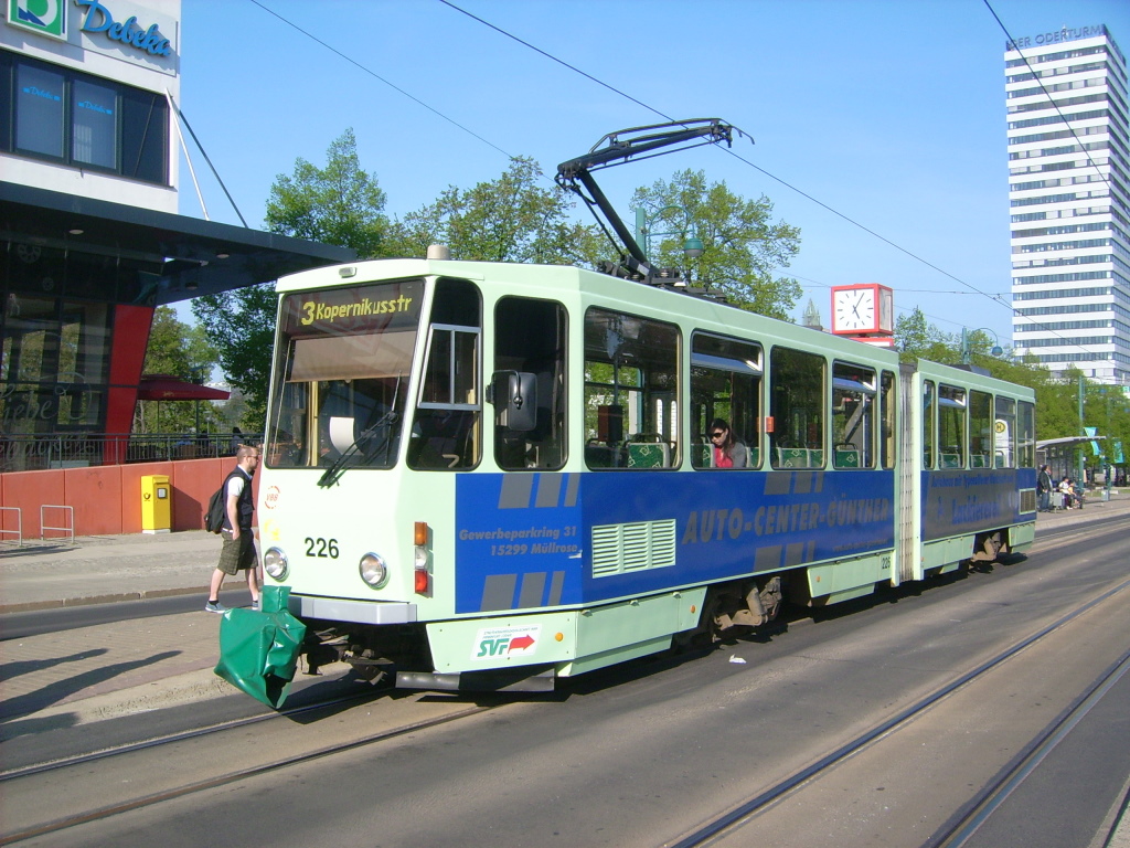 Frankfurt an der Oder, Tatra KT4DM č. 226