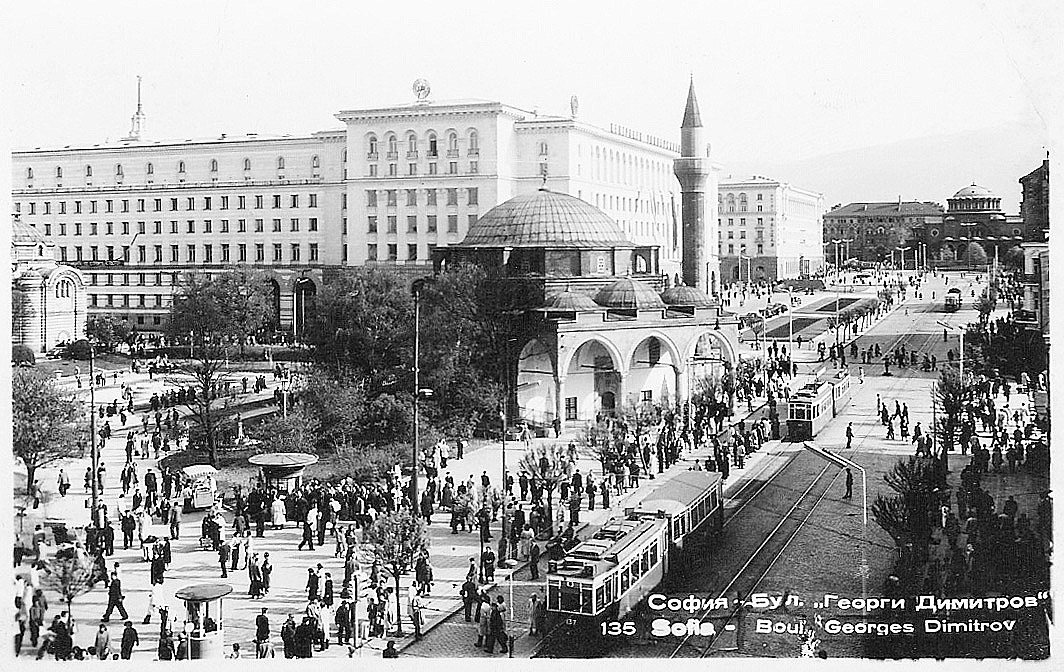 Sofia, Ansaldo/Ernesto Breda/Marelli N°. 137; Sofia — Historical — Тramway photos (1945–1989); Sofia — Pictures of postcards