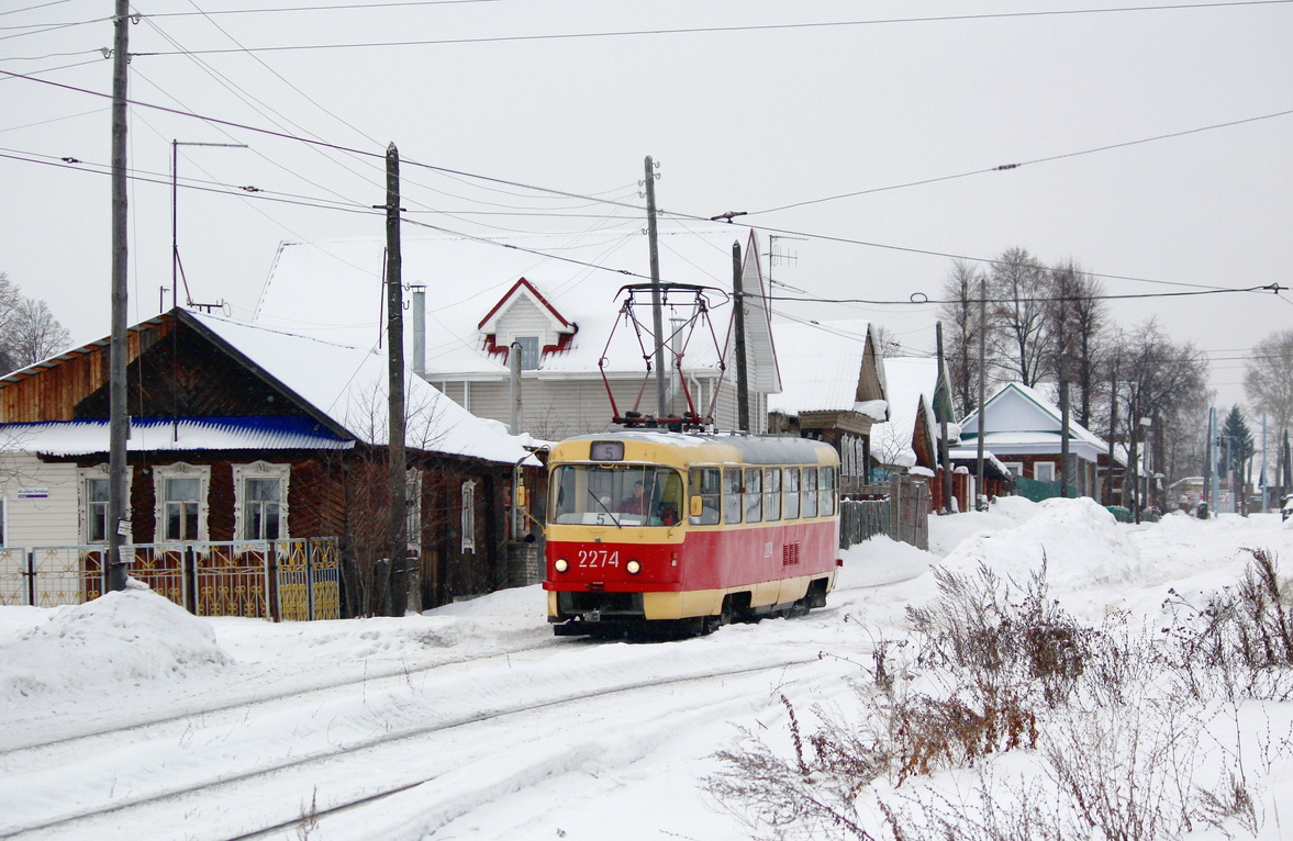 Iževska, Tatra T3SU (2-door) № 2274