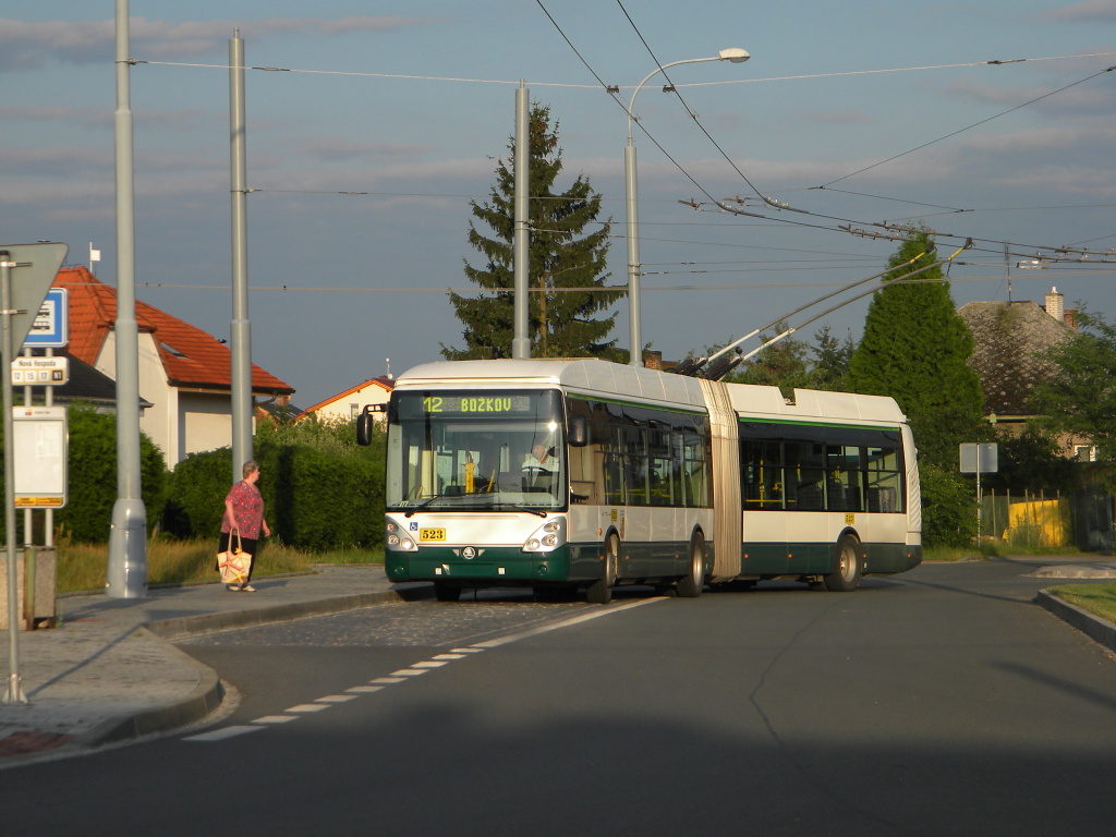 Plzeň, Škoda 25Tr Irisbus Citelis nr. 523
