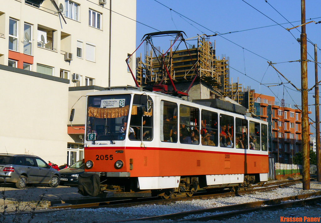 Szófia, Tatra T6A2SF — 2055