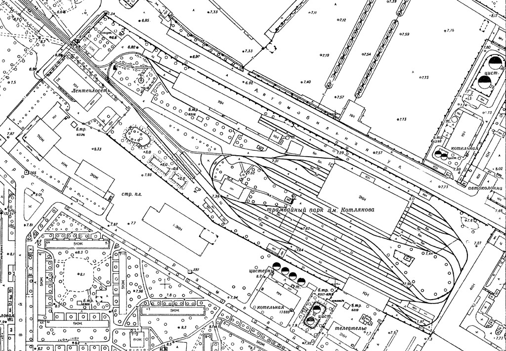 სანქტ-პეტერბურგი — Tramway and Trolleybus Infrastructure Maps