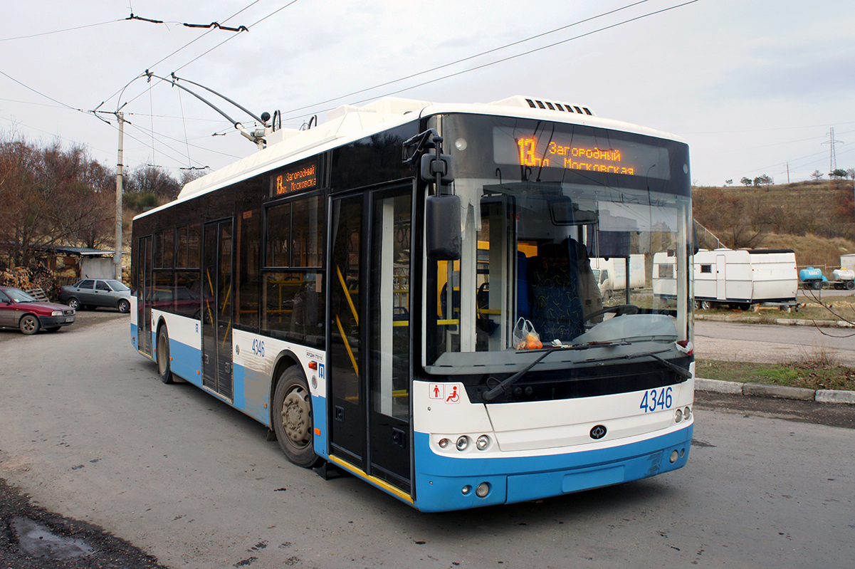 Crimean trolleybus, Bogdan T70110 № 4346