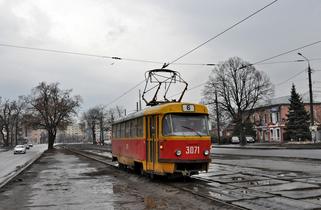 Харьков, Tatra T3SU (двухдверная) № 3071