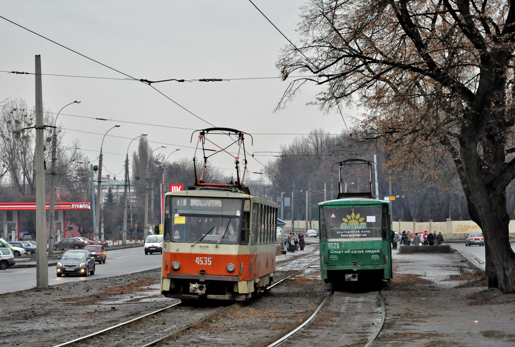 Charkivas, Tatra T6B5SU nr. 4535; Charkivas, Tatra T6B5SU nr. 4529