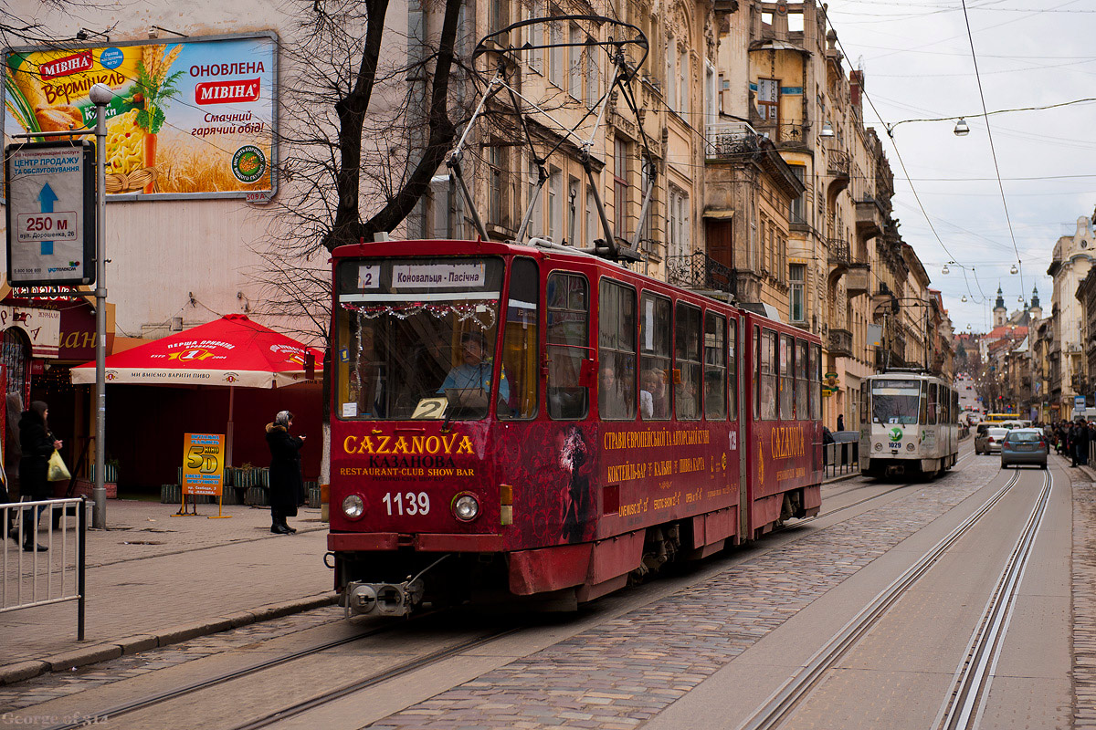 Львов, Tatra KT4SU № 1139