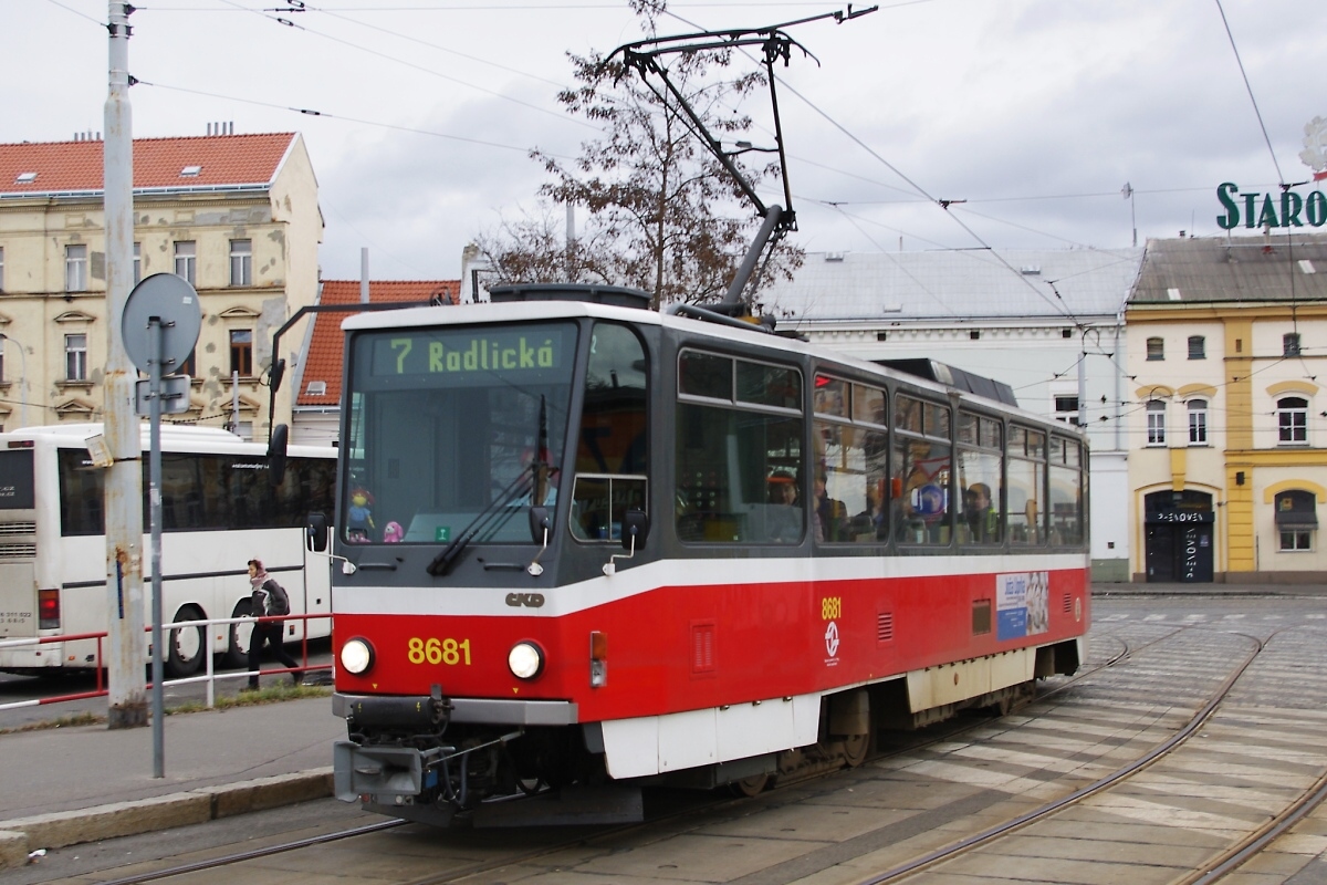 Прага, Tatra T6A5 № 8681